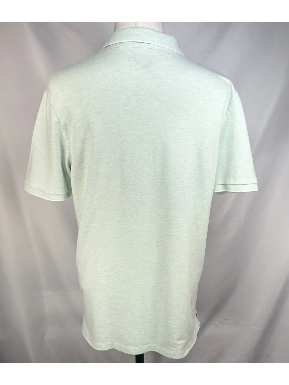 Banana Republic 1/4 Button Performance Pique Polo Green L
